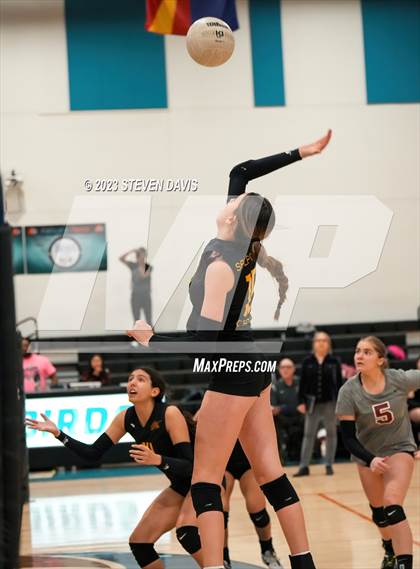 Thumbnail 2 in Salpointe Catholic @ Eastmark (AIA 4A Quarterfinals) photogallery.