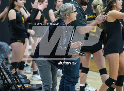 Thumbnail 2 in Salpointe Catholic @ Eastmark (AIA 4A Quarterfinals) photogallery.