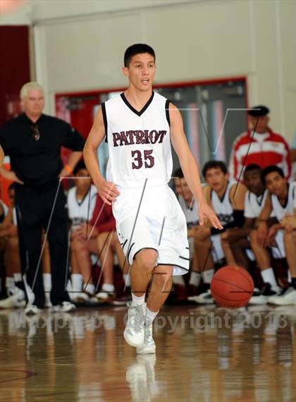 Thumbnail 3 in Brawley vs. Patriot (MaxPreps Holiday Classic) photogallery.