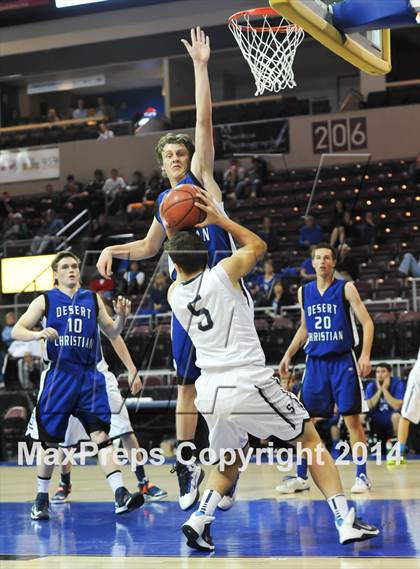 Thumbnail 3 in Scottsdale Preparatory Academy vs. Desert Christian (AIA D4 Semifinal) photogallery.