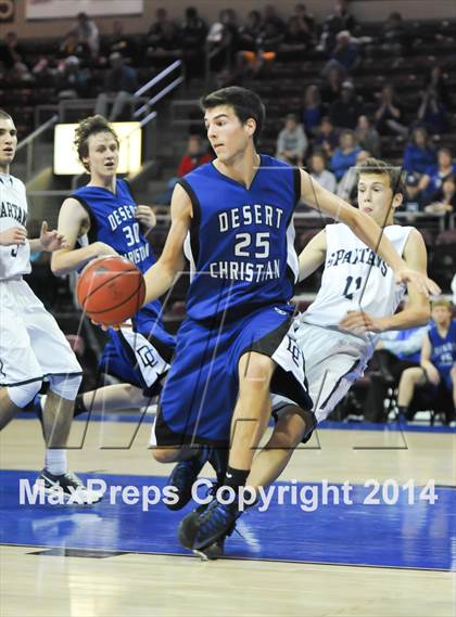 Thumbnail 3 in Scottsdale Preparatory Academy vs. Desert Christian (AIA D4 Semifinal) photogallery.