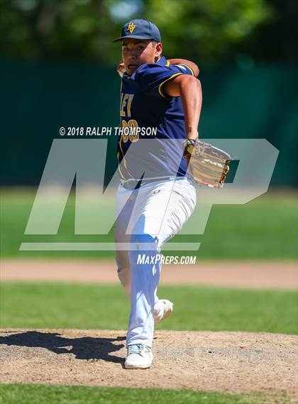Thumbnail 3 in Alpha Charter vs. Big Valley Christian (CIF SJS D-7 Final Game 2) photogallery.