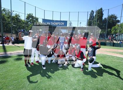 Thumbnail 1 in Alpha Charter vs. Big Valley Christian (CIF SJS D-7 Final Game 2) photogallery.