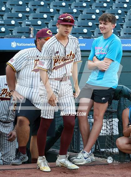 Thumbnail 3 in Collinsville vs. Centerville (UIL 2A Baseball Semifinal) photogallery.