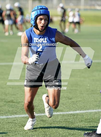 Thumbnail 2 in George Ranch vs Temple (7 on 7 State Qualifying Tournament) photogallery.