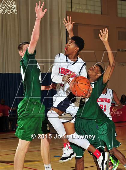 Thumbnail 1 in Leuzinger vs. Murrieta Mesa (MaxPreps Holiday Classic) photogallery.