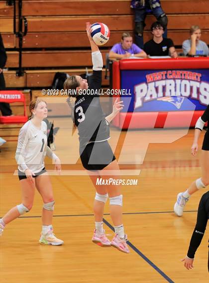 Thumbnail 1 in Carrboro @ West Carteret (NCHSAA 3A Round 3) photogallery.