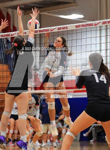 Thumbnail 3 in Carrboro @ West Carteret (NCHSAA 3A Round 3) photogallery.