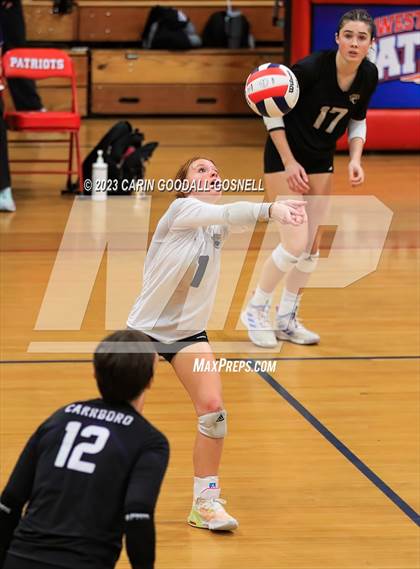 Thumbnail 3 in Carrboro @ West Carteret (NCHSAA 3A Round 3) photogallery.