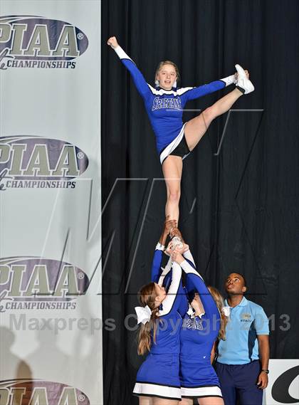 Thumbnail 2 in PIAA Competitive Spirit Championships (Medium Squad Cheerbacks) photogallery.