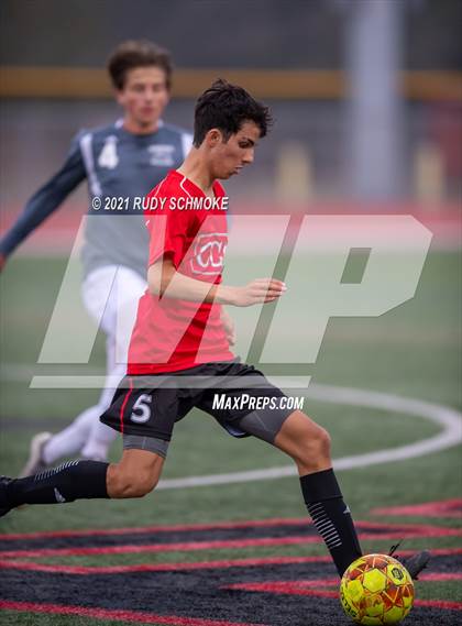 Thumbnail 1 in San Marcos @ Canyon Crest Academy (CIF SDS Boys' Soccer Finals) photogallery.