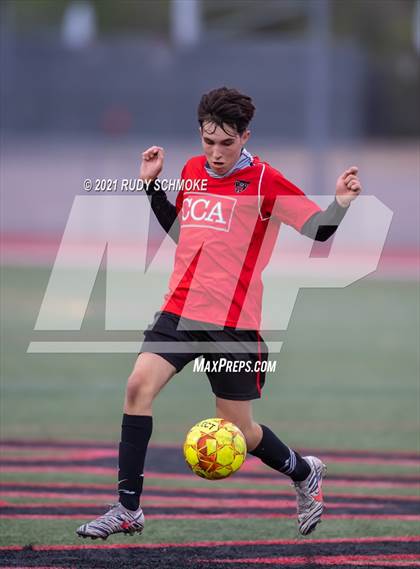 Thumbnail 3 in San Marcos @ Canyon Crest Academy (CIF SDS Boys' Soccer Finals) photogallery.