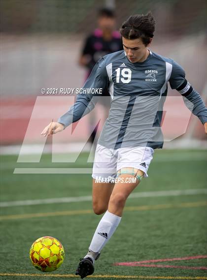 Thumbnail 3 in San Marcos @ Canyon Crest Academy (CIF SDS Boys' Soccer Finals) photogallery.