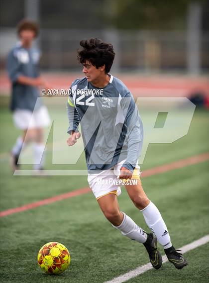 Thumbnail 3 in San Marcos @ Canyon Crest Academy (CIF SDS Boys' Soccer Finals) photogallery.