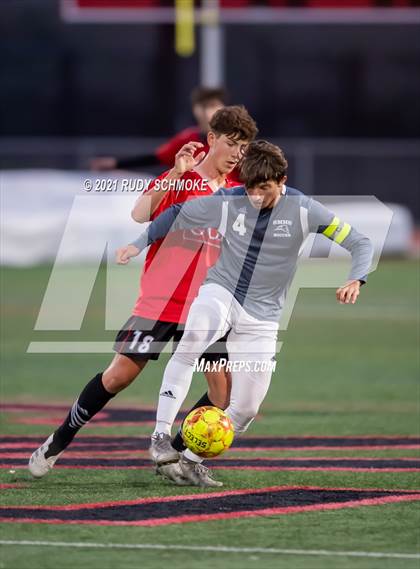 Thumbnail 1 in San Marcos @ Canyon Crest Academy (CIF SDS Boys' Soccer Finals) photogallery.