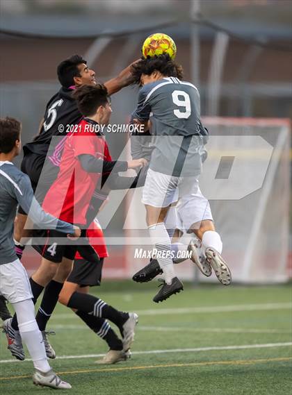 Thumbnail 2 in San Marcos @ Canyon Crest Academy (CIF SDS Boys' Soccer Finals) photogallery.