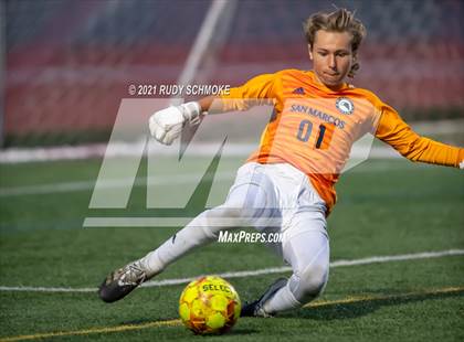 Thumbnail 2 in San Marcos @ Canyon Crest Academy (CIF SDS Boys' Soccer Finals) photogallery.