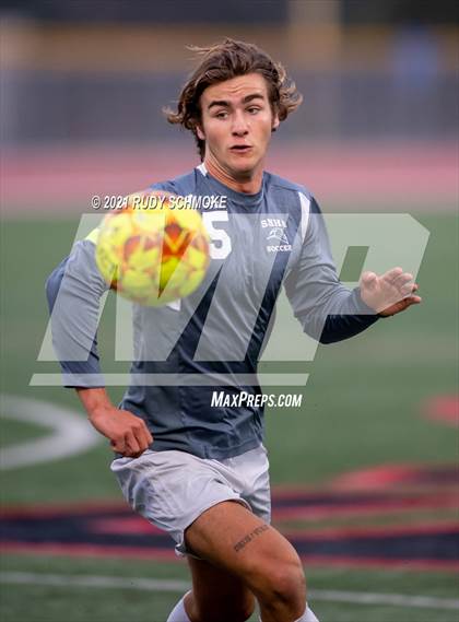 Thumbnail 1 in San Marcos @ Canyon Crest Academy (CIF SDS Boys' Soccer Finals) photogallery.