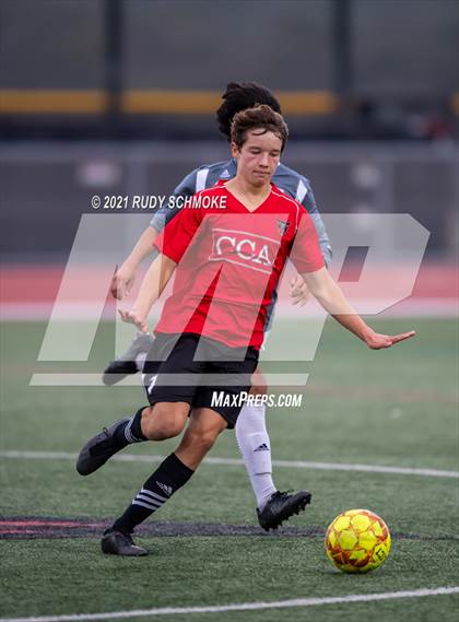 Thumbnail 3 in San Marcos @ Canyon Crest Academy (CIF SDS Boys' Soccer Finals) photogallery.