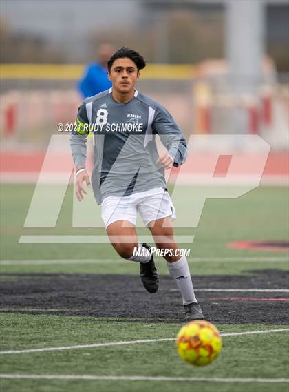 Thumbnail 3 in San Marcos @ Canyon Crest Academy (CIF SDS Boys' Soccer Finals) photogallery.