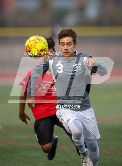 Thumbnail 2 in San Marcos @ Canyon Crest Academy (CIF SDS Boys' Soccer Finals) photogallery.