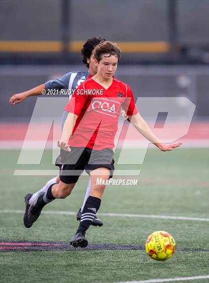 Thumbnail 1 in San Marcos @ Canyon Crest Academy (CIF SDS Boys' Soccer Finals) photogallery.