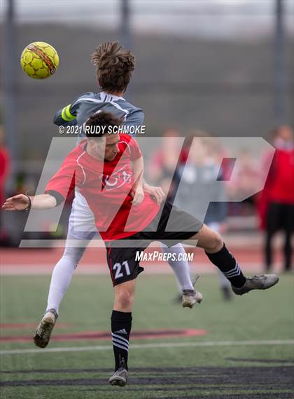 Thumbnail 3 in San Marcos @ Canyon Crest Academy (CIF SDS Boys' Soccer Finals) photogallery.