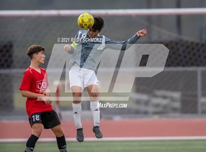 Thumbnail 1 in San Marcos @ Canyon Crest Academy (CIF SDS Boys' Soccer Finals) photogallery.