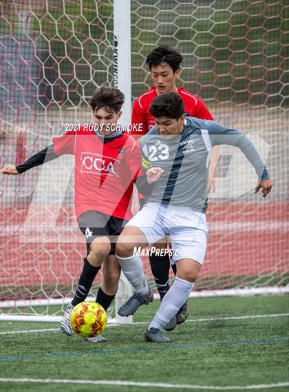 Thumbnail 1 in San Marcos @ Canyon Crest Academy (CIF SDS Boys' Soccer Finals) photogallery.
