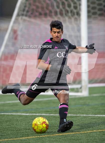Thumbnail 3 in San Marcos @ Canyon Crest Academy (CIF SDS Boys' Soccer Finals) photogallery.
