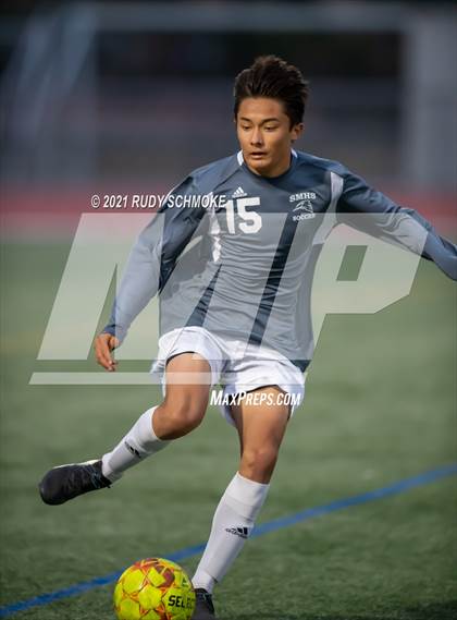 Thumbnail 2 in San Marcos @ Canyon Crest Academy (CIF SDS Boys' Soccer Finals) photogallery.
