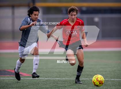Thumbnail 2 in San Marcos @ Canyon Crest Academy (CIF SDS Boys' Soccer Finals) photogallery.