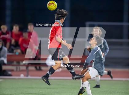 Thumbnail 2 in San Marcos @ Canyon Crest Academy (CIF SDS Boys' Soccer Finals) photogallery.