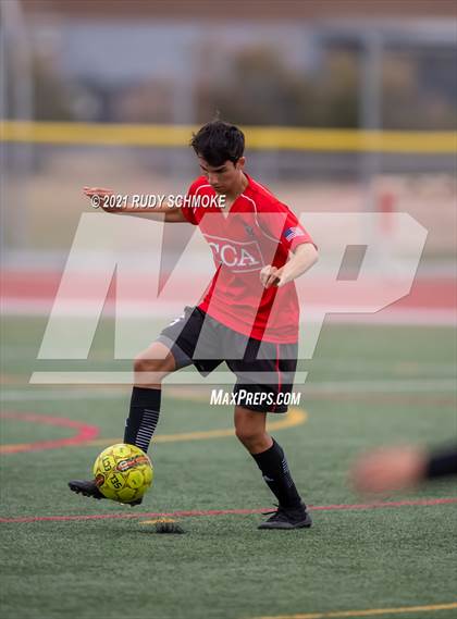 Thumbnail 2 in San Marcos @ Canyon Crest Academy (CIF SDS Boys' Soccer Finals) photogallery.