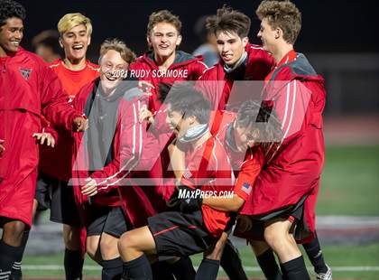 Thumbnail 2 in San Marcos @ Canyon Crest Academy (CIF SDS Boys' Soccer Finals) photogallery.