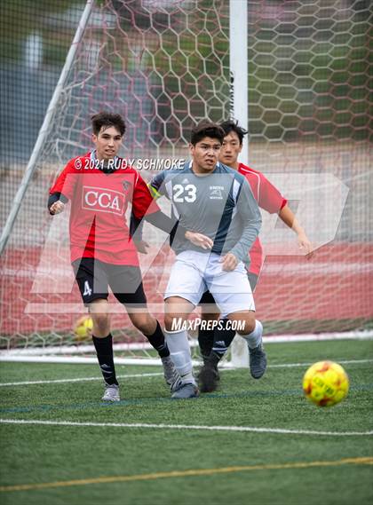 Thumbnail 2 in San Marcos @ Canyon Crest Academy (CIF SDS Boys' Soccer Finals) photogallery.
