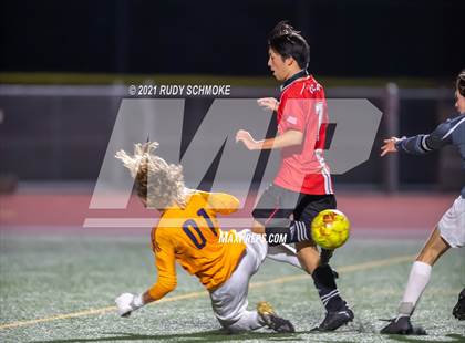 Thumbnail 3 in San Marcos @ Canyon Crest Academy (CIF SDS Boys' Soccer Finals) photogallery.
