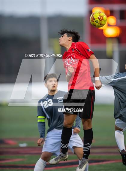 Thumbnail 3 in San Marcos @ Canyon Crest Academy (CIF SDS Boys' Soccer Finals) photogallery.