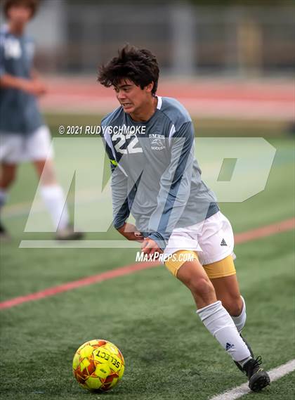 Thumbnail 1 in San Marcos @ Canyon Crest Academy (CIF SDS Boys' Soccer Finals) photogallery.