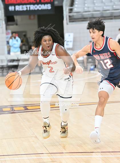 Thumbnail 2 in Springville vs. Pacifica Christian/Orange County (Section 7) photogallery.
