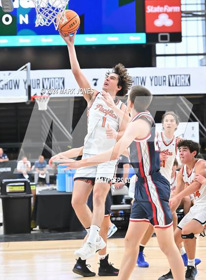 Thumbnail 1 in Springville vs. Pacifica Christian/Orange County (Section 7) photogallery.