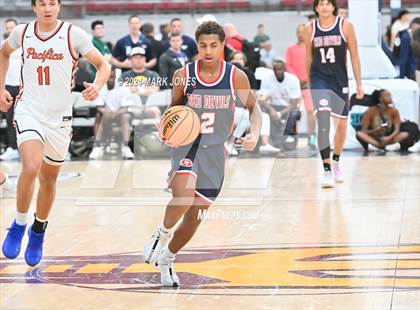Thumbnail 1 in Springville vs. Pacifica Christian/Orange County (Section 7) photogallery.