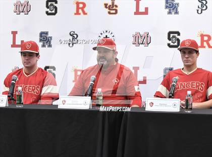 Thumbnail 3 in Trinity League Baseball Media Day - Orange Lutheran photogallery.