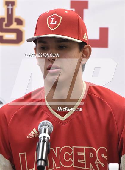 Thumbnail 2 in Trinity League Baseball Media Day - Orange Lutheran photogallery.