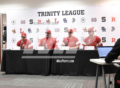 Thumbnail 3 in Trinity League Baseball Media Day - Orange Lutheran photogallery.