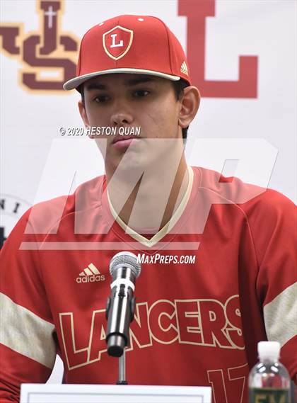 Thumbnail 3 in Trinity League Baseball Media Day - Orange Lutheran photogallery.