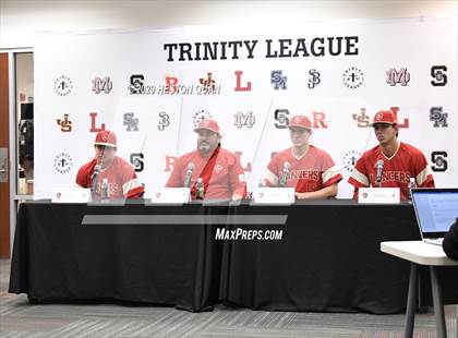 Thumbnail 2 in Trinity League Baseball Media Day - Orange Lutheran photogallery.