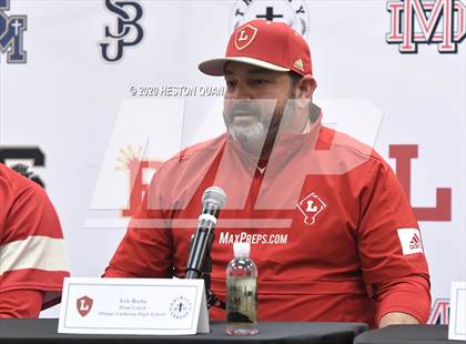 Thumbnail 1 in Trinity League Baseball Media Day - Orange Lutheran photogallery.