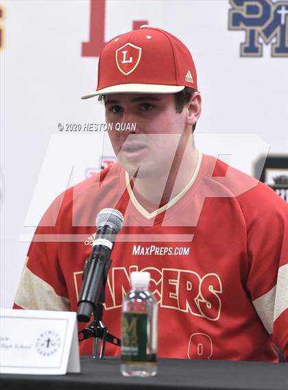 Thumbnail 1 in Trinity League Baseball Media Day - Orange Lutheran photogallery.