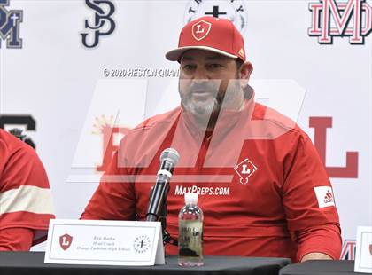 Thumbnail 2 in Trinity League Baseball Media Day - Orange Lutheran photogallery.